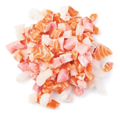 Vispoulet (zalm met witvis)