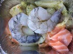 Vispotje  met scampi (200 gram)