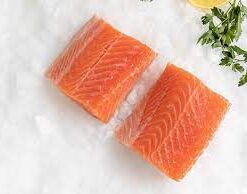 Zalm van de haas  sashimi kwaliteit (het dikke stuk van de zalm)